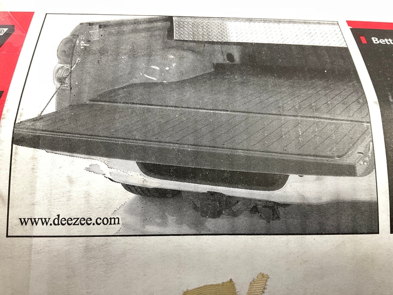 DeeZee DZ 86700 Tailgate Rubber Mat, Universal Fit,  60'' X 19.5''