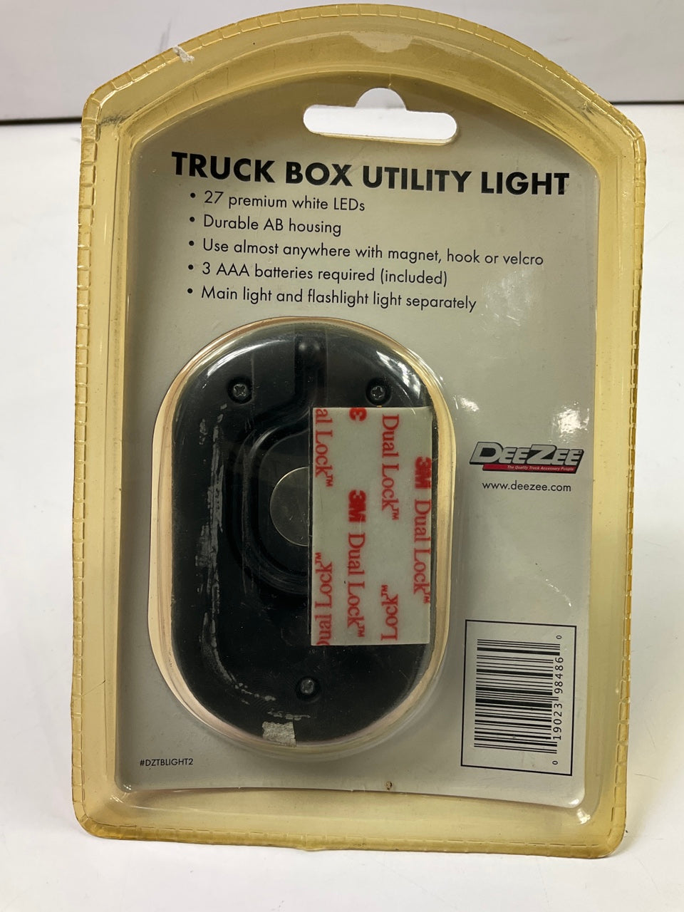 Dee Zee (3) AAA Battery Operated LED Utility Flashlight Lamp For Toolbox