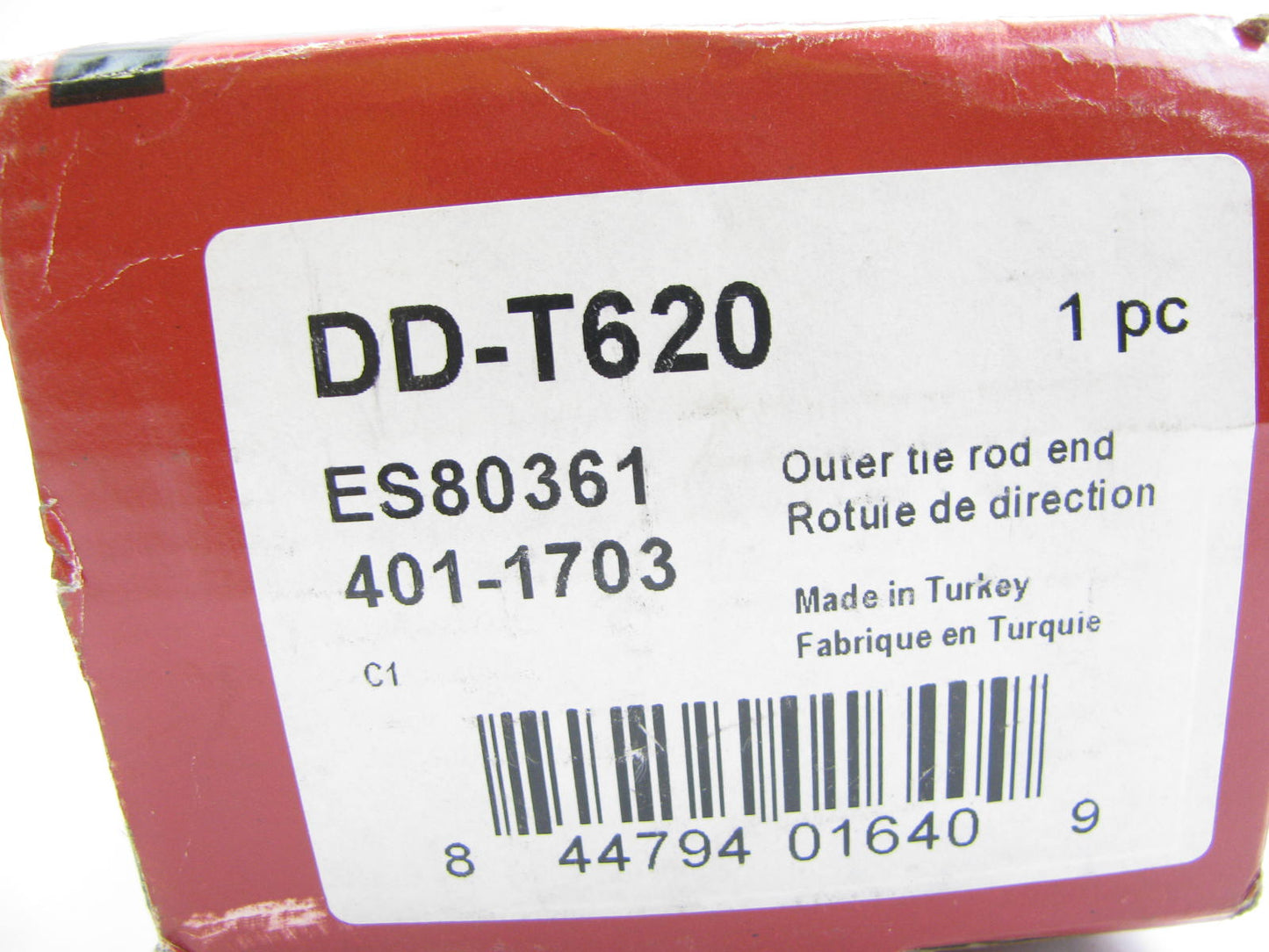 Deeza DD-T620 Steering Tie Rod End - Front Left Outer