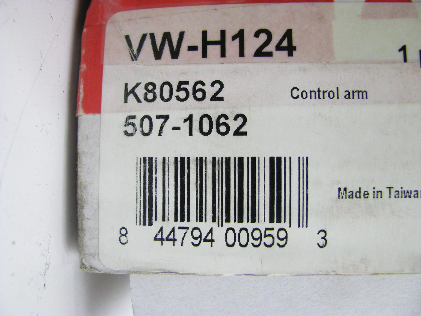Deeza VW-H124 Suspension Control Arm And Ball Joint - Front Left Lower Rear