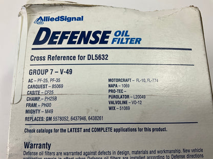 Defense DL5632 Engine Oil Filter