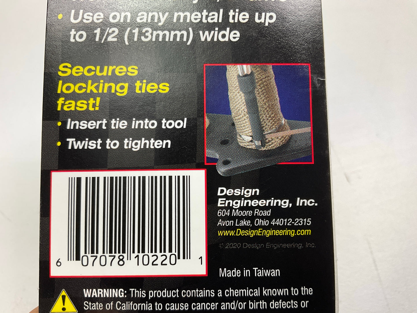 DEI 010220 Locking Tie Tool - Tighten Stainless Steel Locking Ties With Ease