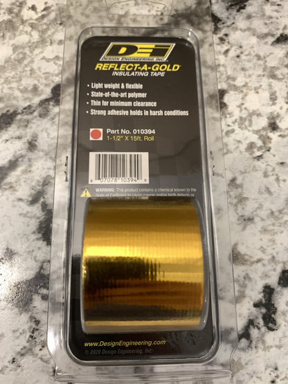 DEI 010394 Reflect-A-Gold Performance Heat Protection Tape 1-1/2 Inch X 15 FT