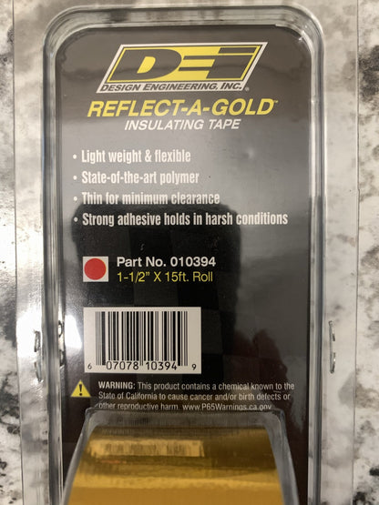 DEI 010394 Reflect-A-Gold Performance Heat Protection Tape 1-1/2 Inch X 15 FT