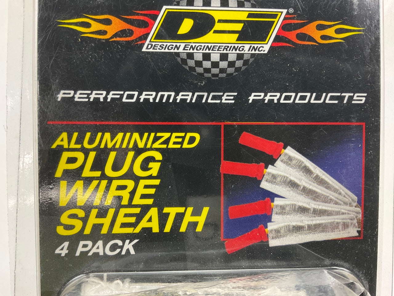 DEI 010409 3/4'' X 6'' Aluminized Spark Plug Wire Sheaths - Set Of 4