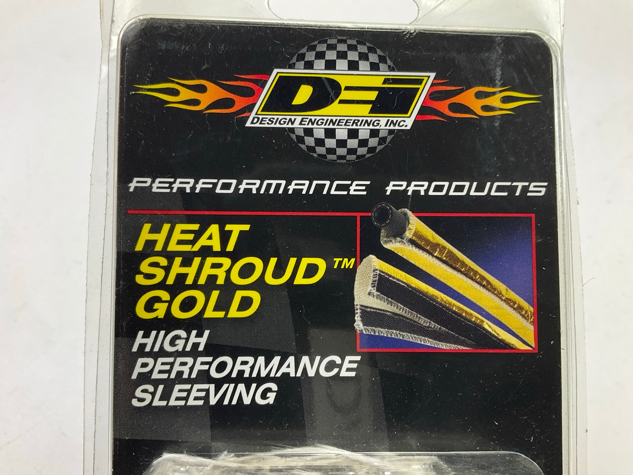 DEI Heat Shroud Gold 0.5''-1.25'' (1/2'' To 1-1/4'') ID X 3 Feet Hight Temp Sleeving