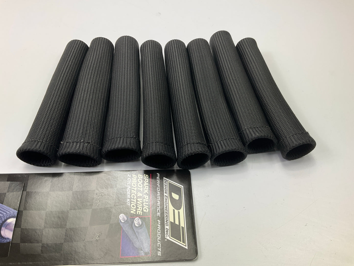 (8) DEI 010511 Protect-A-Boot Spark Plug Boot Heat Protection Black Protectors