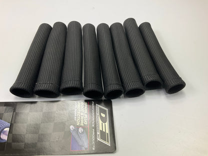 (8) DEI 010511 Protect-A-Boot Spark Plug Boot Heat Protection Black Protectors