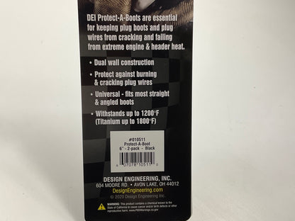 DEI 010511 Protect-a-Boot Spark Plug Boot And Wire Protection - 2 Pack