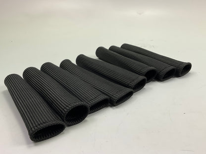DEI 010512 Black 6'' Spark Plug Ignition Boot Heat Protector Sleeves (Pack Of 8)