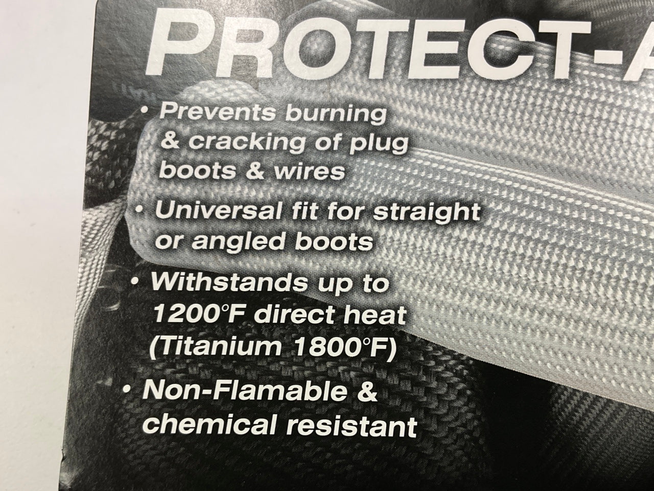 DEI 010512 Black 6'' Spark Plug Ignition Boot Heat Protector Sleeves (Pack Of 8)