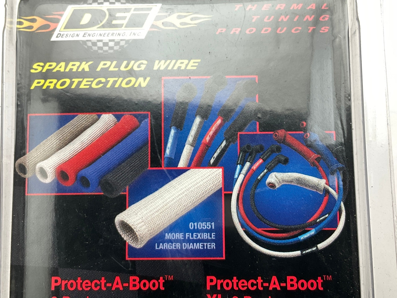 DEI 010521 Protect-A-Boots Spark Plug Boot Protection, 6 Inch, Red, PAIR