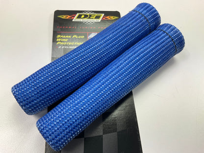 DEI 010531 6'' Blue 2-Pack Protect-A-Boots Spark Plug Boot Heat Shield Protectors