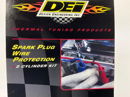 DEI 010531 6'' Blue 2-Pack Protect-A-Boots Spark Plug Boot Heat Shield Protectors