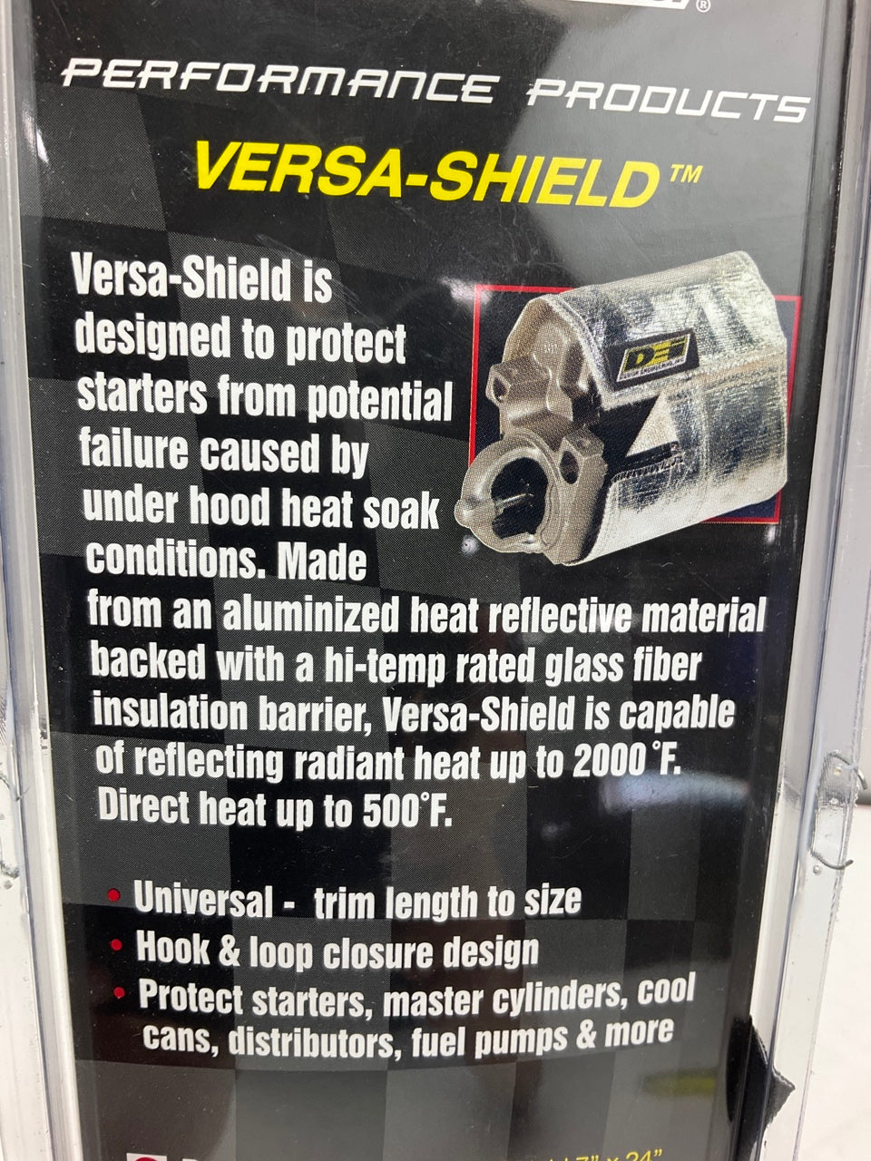 DEI 010908 Versa-Shield Starter Heat Shield - 7''x24'' Protects Starter From Heat