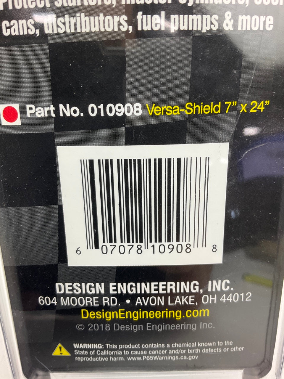 DEI 010908 Versa-Shield Starter Heat Shield - 7''x24'' Protects Starter From Heat