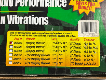 (x2) DEI 050200 Vibration Sound Dampening Material Boom Mat 12''x12.5''