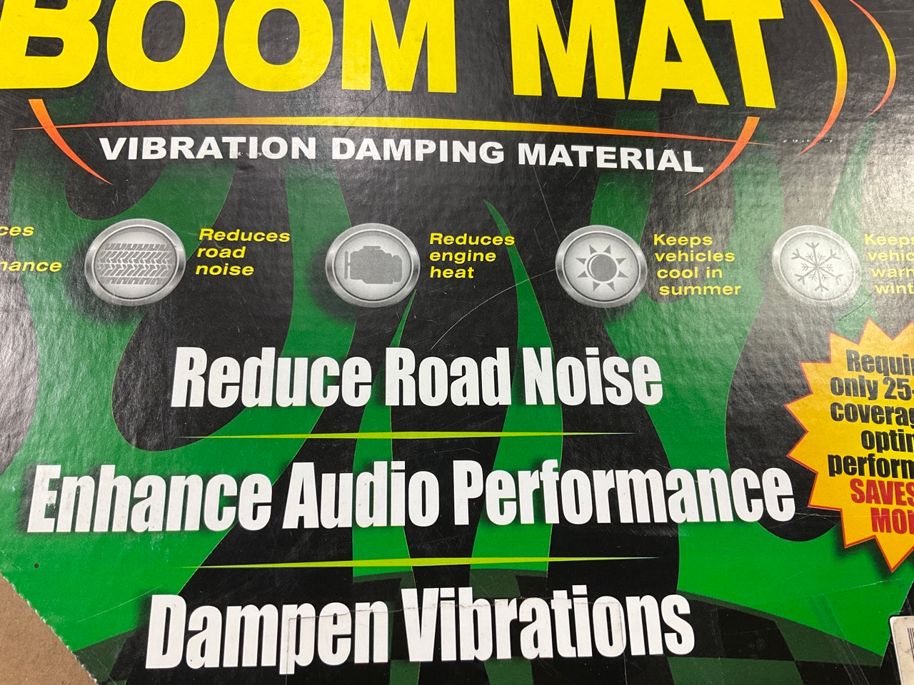 DEI 050204 Vibration Sound Dampening Material Boom Mat 12''x12.5'',  8-Pack