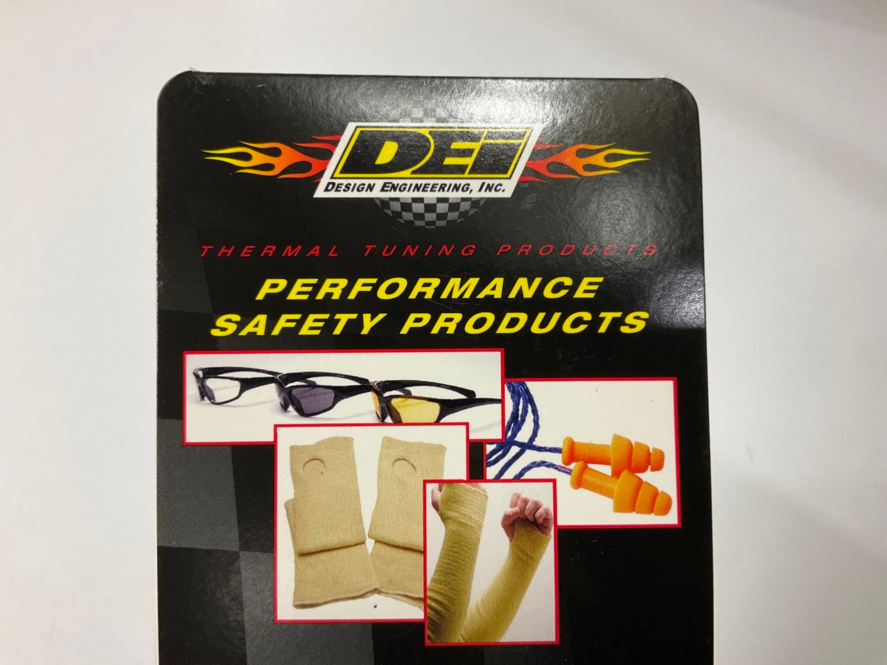 (5) DEI 070540 Pit Crew Safety Kit: Safety Glasses, Heat Safety Sleeve, Ear Plug