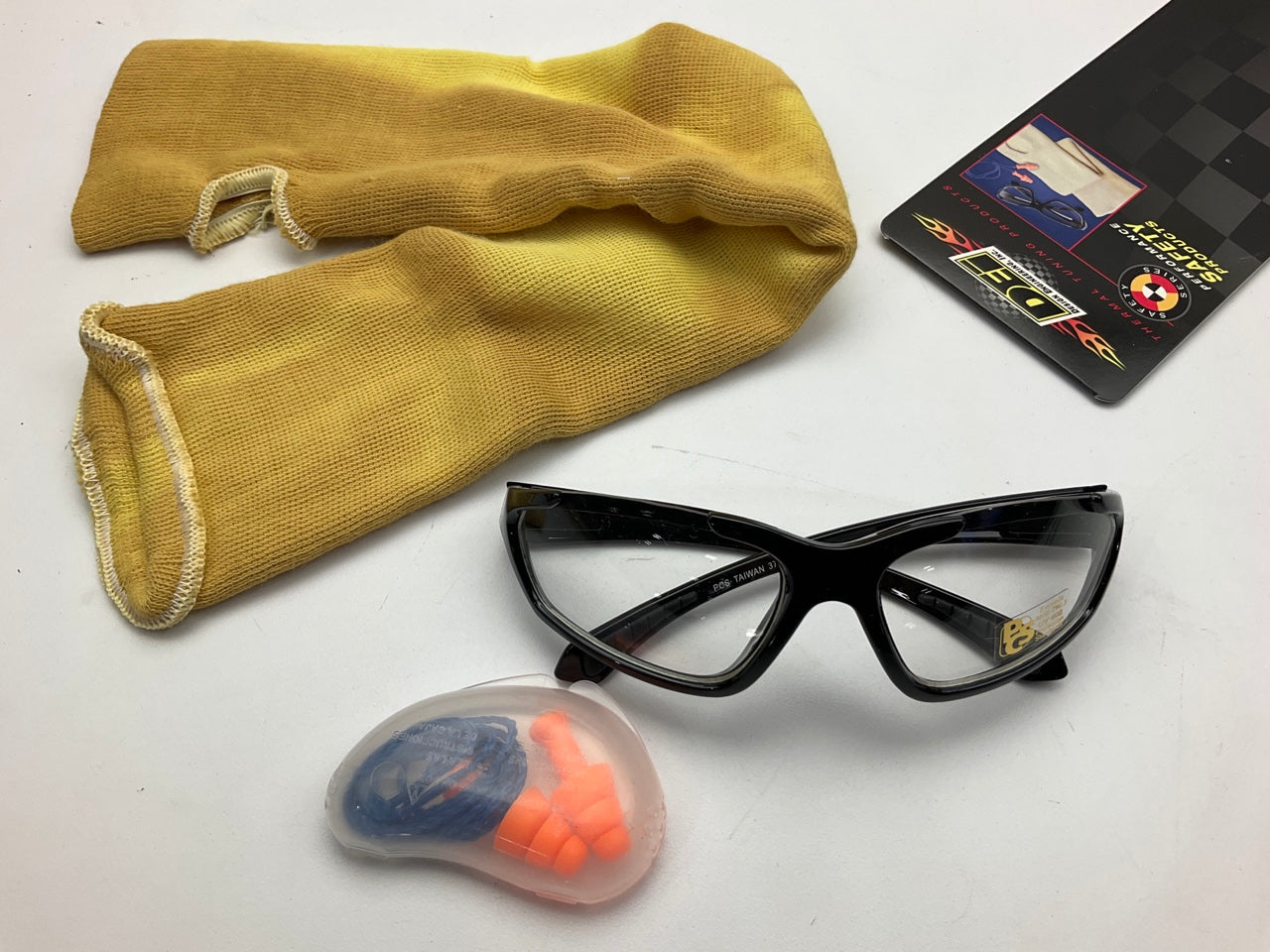 DEI 070540 Pit Crew Safety Kit: Safety Glasses, Heat Safety Sleeve, Ear Plugs