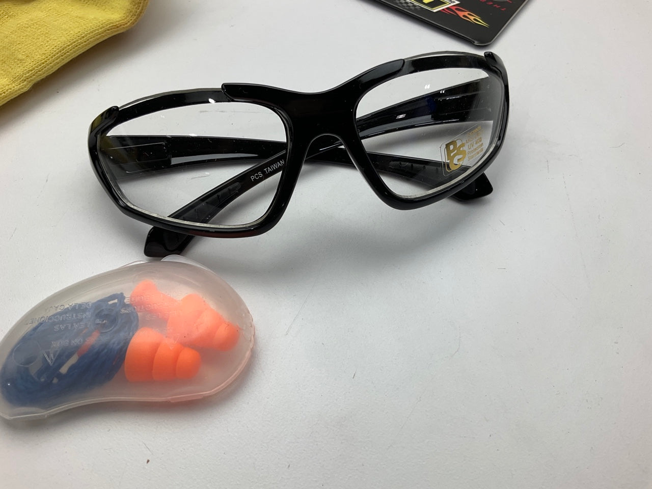 DEI 070540 Pit Crew Safety Kit: Safety Glasses, Heat Safety Sleeve, Ear Plugs