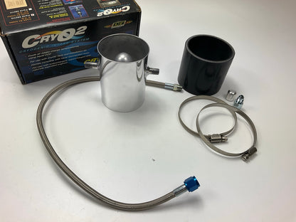 DEi Cry02 Cryogenic Air Intake Intercooler Pipe Cooler Kit 3'' Up To 10°C Cooler
