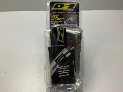 DEI 10420 Thermal Protection Hose Sleeve Sheath, 3 Feet X 1.5'' Silver Aluminum