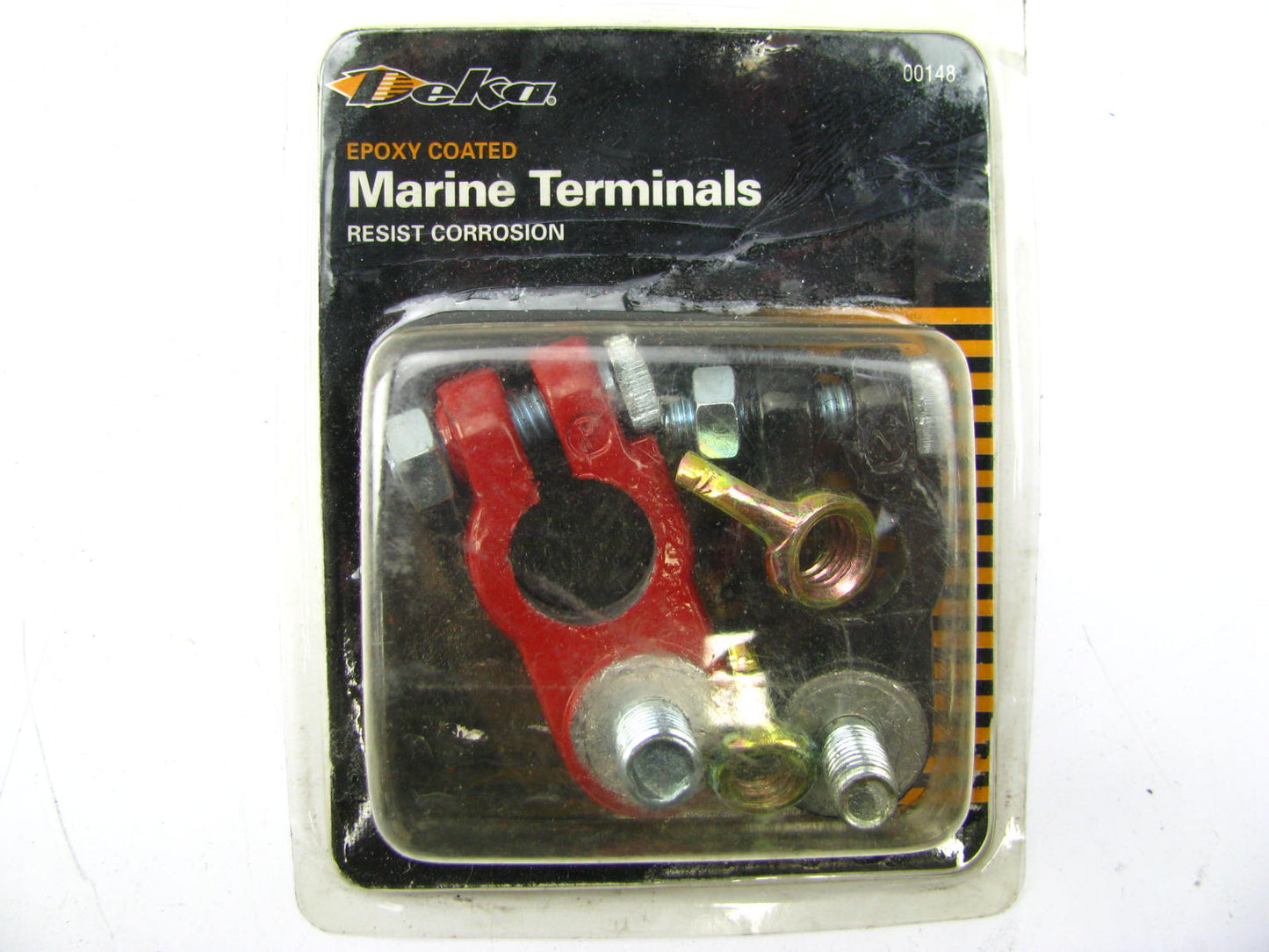 Deka 00148 Marine Battery Terminal Kit - Red & Black Top Post