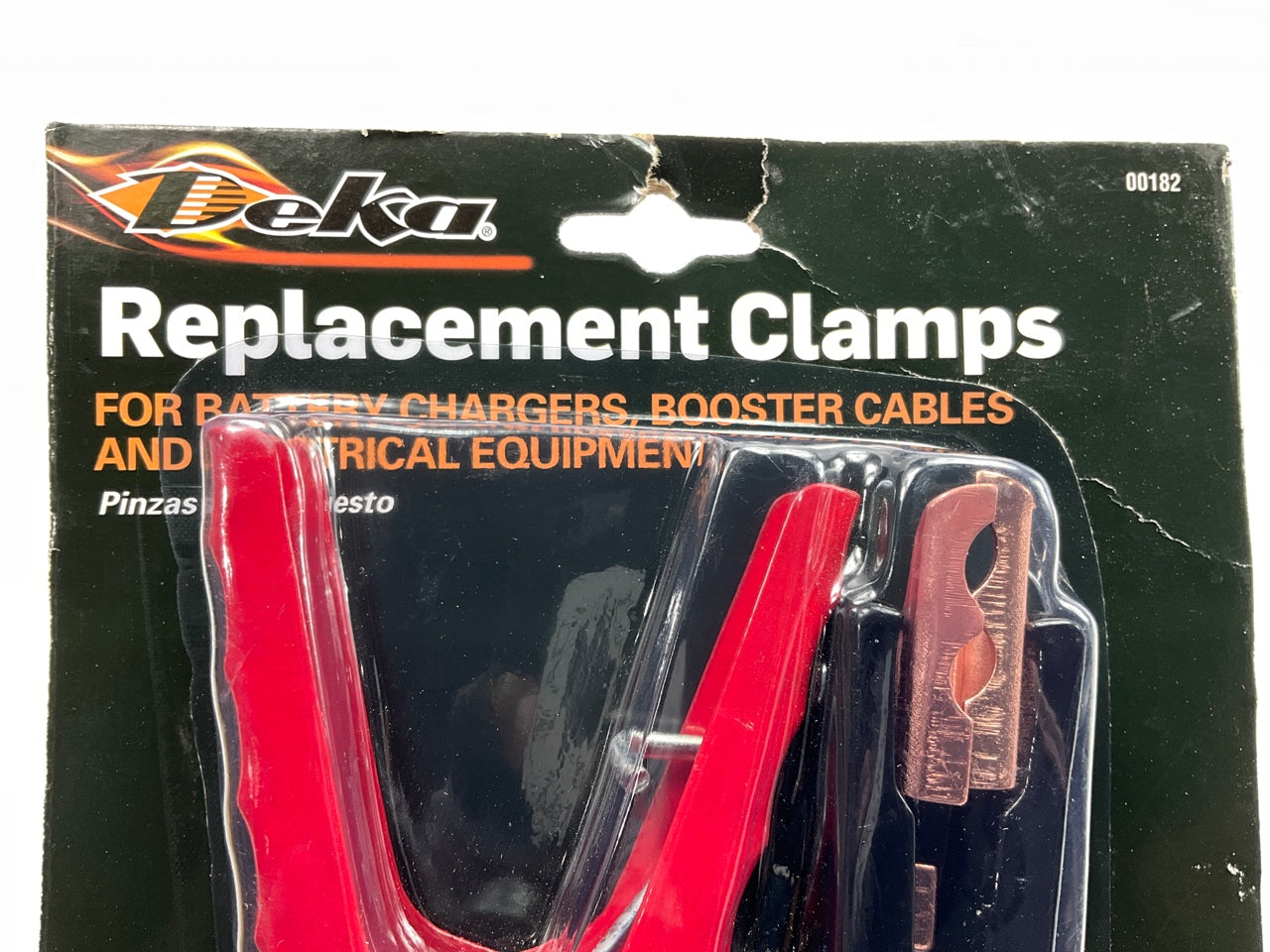 Deka 00182 Heavy Duty Replacement 4-8 AWG Battery Jumper Booster Cable Clamps