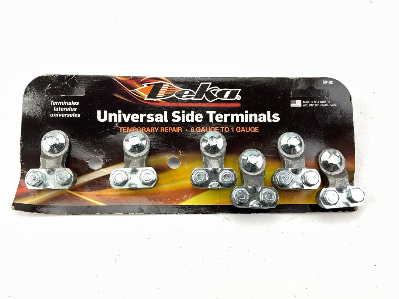 (6) East Penn Deka 00192 Top Post Universal Battery Terminals