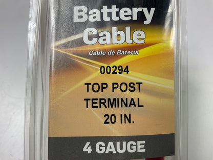 Deka 00294 Top Post Red Battery Cable - 4 Gauge, 20'' Long