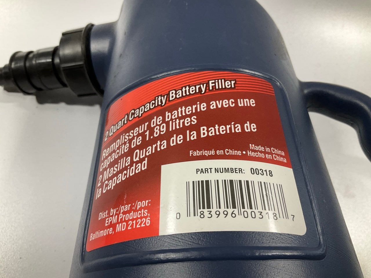 Deka 003182 2 Quart Capacity Golf Cart Battery Filler Bottle