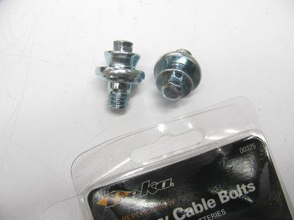 Deka 00325 Side Post Battery Terminal Bolts 3/8''-16 With 5/16'' Hex GM Cars Truck