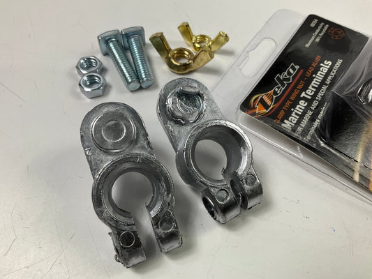 Deka 00354 Universal Marine Top Post Battery Terminals - Wing Nut Type