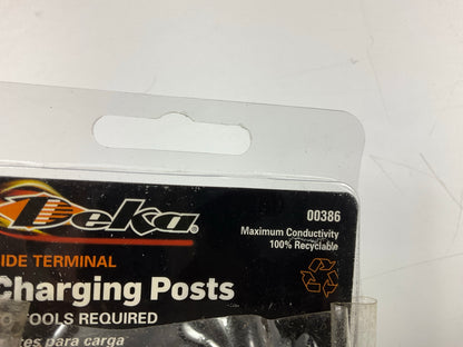 (10) Packs Of 2 Each - Deka 00386 Battery Terminal Charging Post With Ears