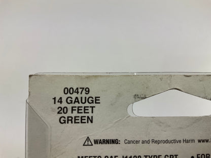 (3) Deka 00479 14 Gauge Primary Wire, 20 Feet, Green  3/PACK