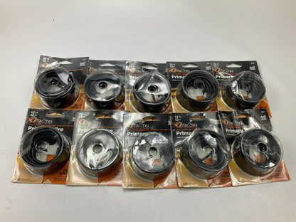 10 Rolls - Deka 00491 Automotive Primary Wire 12 Gauge, 12 Feet Each Roll