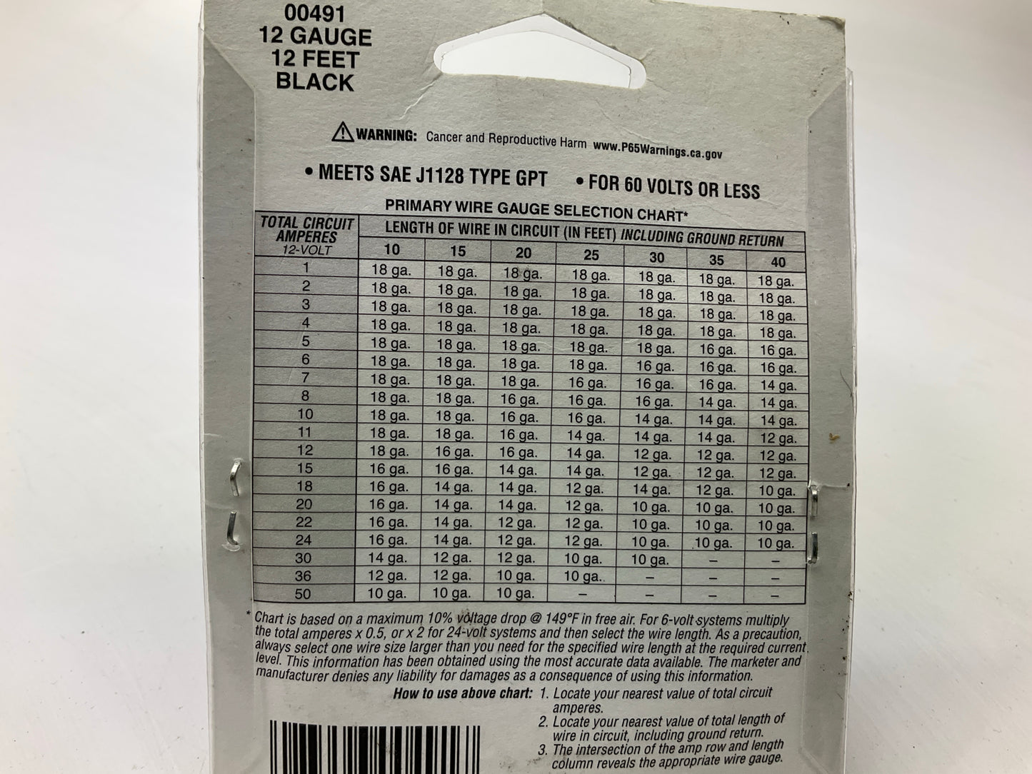10 Rolls - Deka 00491 Automotive Primary Wire 12 Gauge, 12 Feet Each Roll