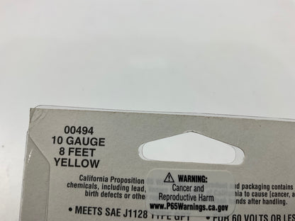 8 Feet - Deka 00494 10 Gauge YELLOW Primary Wire