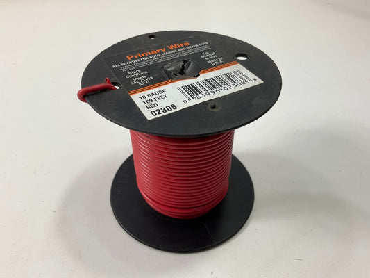 Deka 02308 Spooled 18 Gauge Primary Wire, 100 Feet, Red