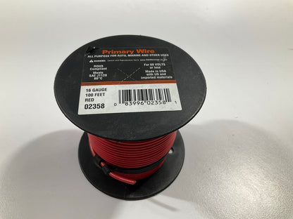 Deka 02358 16 Gauge Red Primary Wire 100' Long