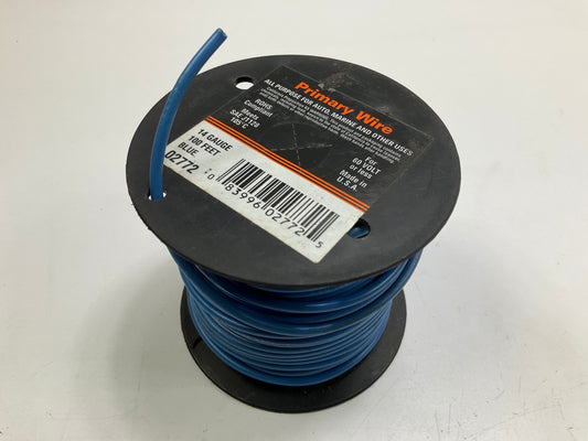 Deka 02772 Wire (Power) 14 Gauge Stranded Blue, Primary Wire, 100 Foot.