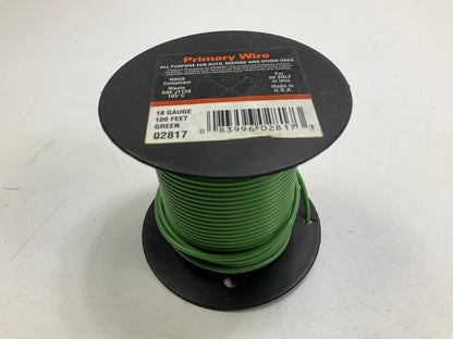 Deka 02817 Wire (Power)  18 Gauge 100 Feet Green Primary Wire
