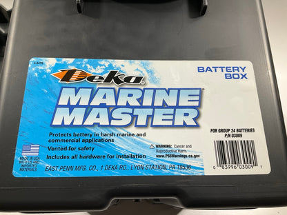 Deka 03009 Marine Battery Box (Small, Group 24)