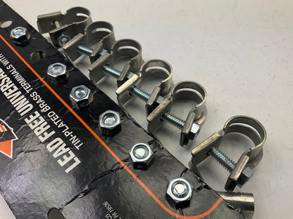 (6) Deka 05512 Universal Lead Free Top Post Battery Terminal W/ 5/16'' Stud