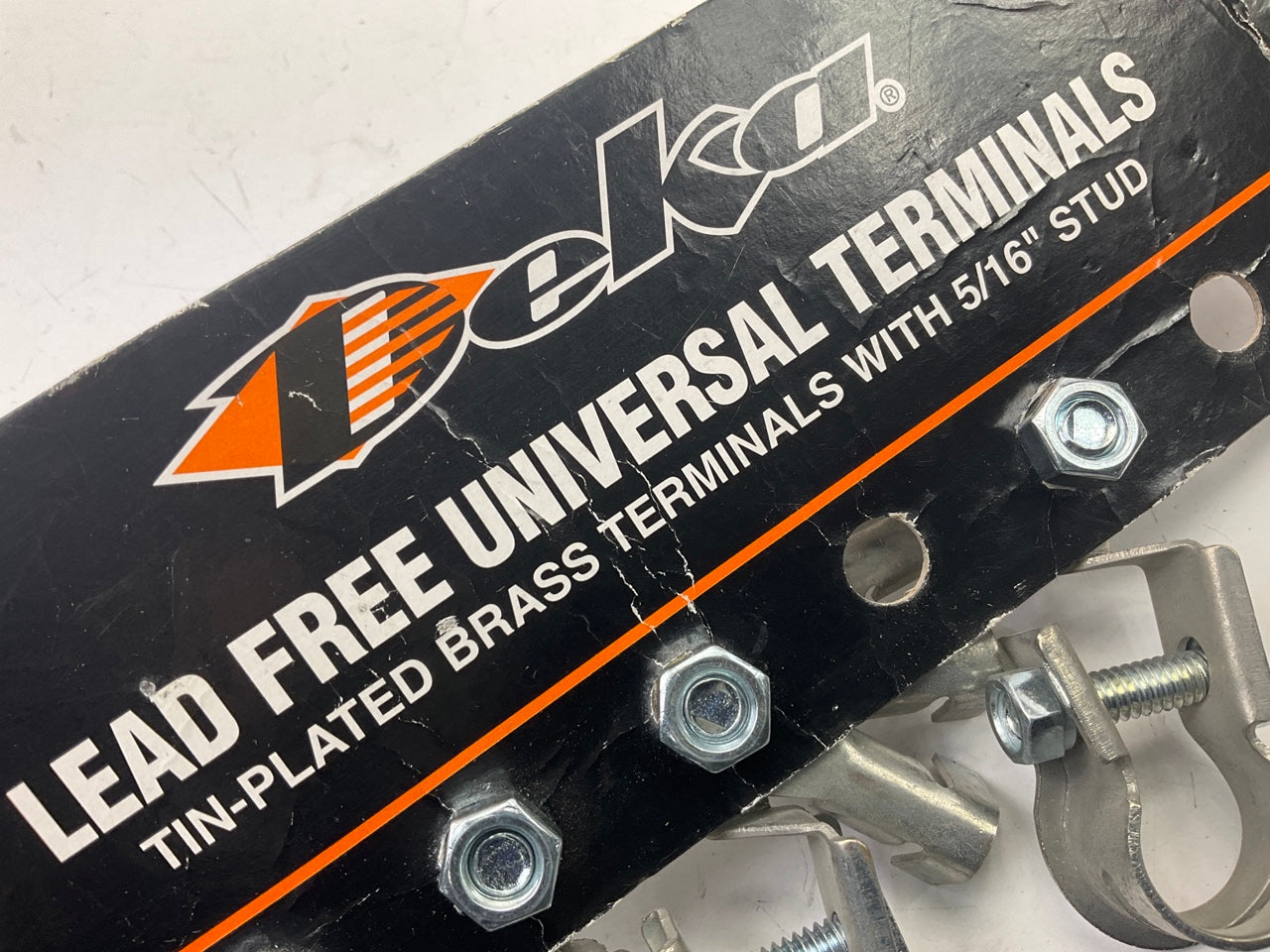 (6) Deka 05512 Universal Lead Free Top Post Battery Terminal W/ 5/16'' Stud