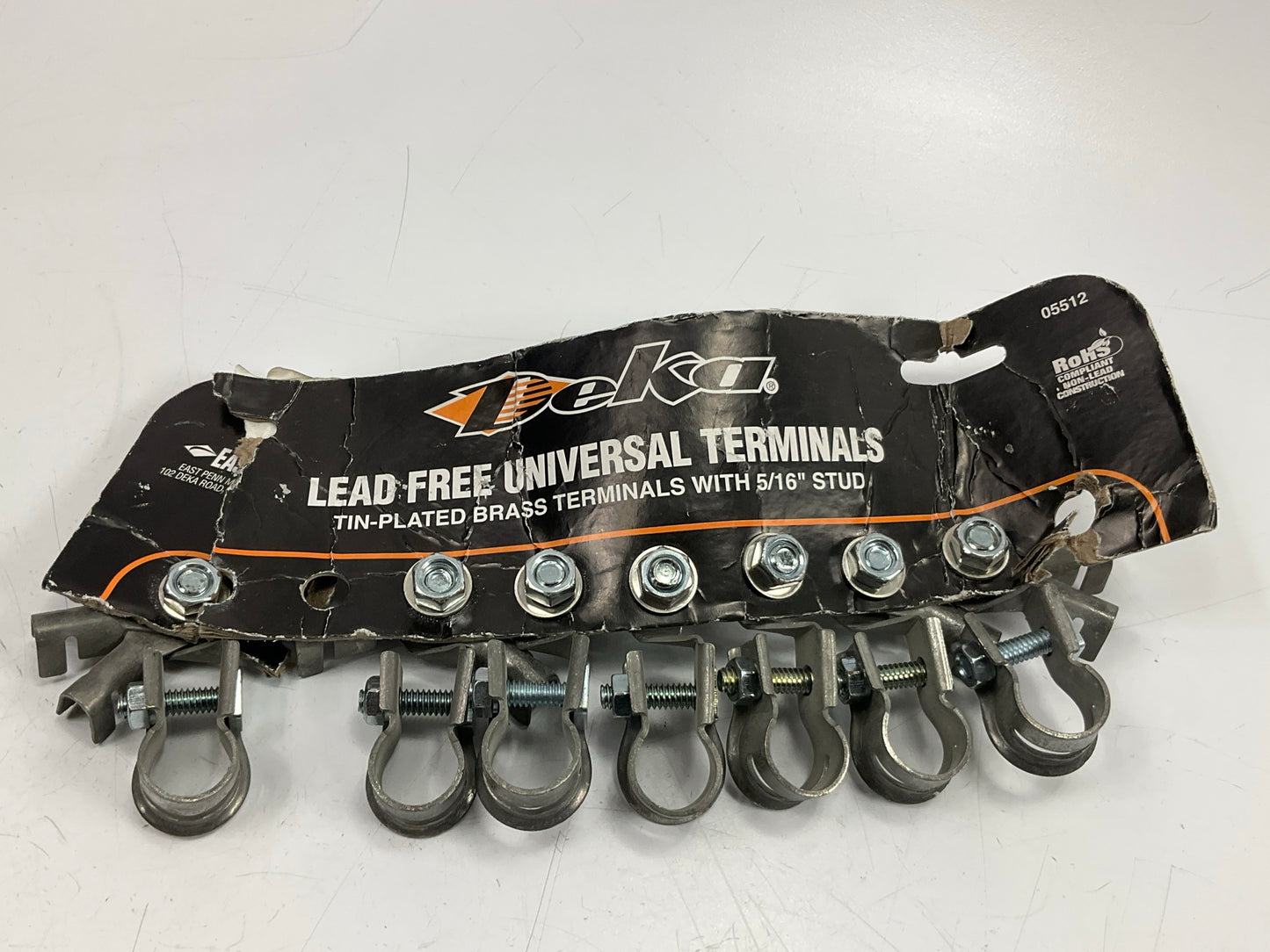 (7) Deka 05512 Universal Lead Free Top Post Battery Terminal W/ 5/16'' Stud