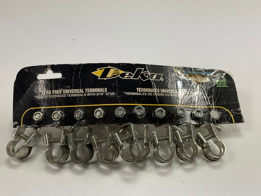 (9) Deka 05512 Universal Lead Free Top Post Battery Terminal W/ 5/16'' Stud