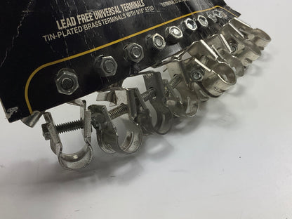(9) Deka 05512 Universal Lead Free Top Post Battery Terminal W/ 5/16'' Stud