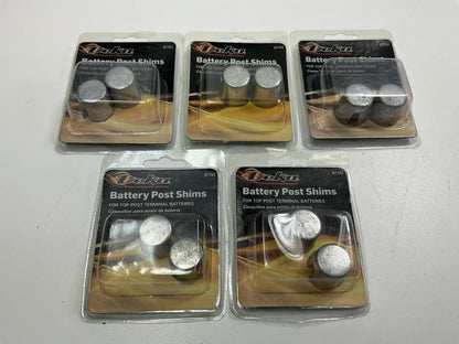 10 Pcs Total - Deka 07753 Battery Top Post Shim Caps (5 Packs Of 2 Each)